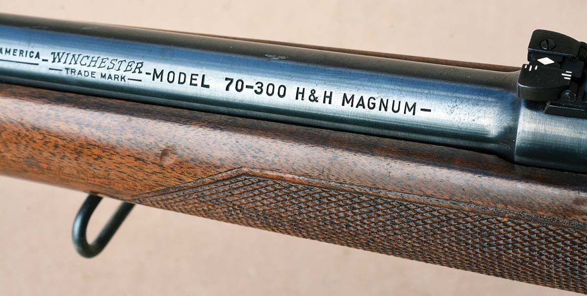Winchester was the first U.S. company to chamber production rifles for the 300 H&H Magnum in 1936 in their famous Model 70 rifle.
